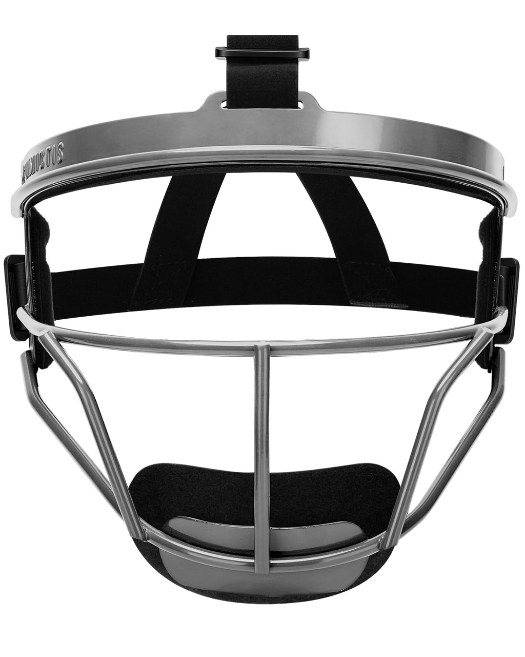 Dinictis Softball Face Mask, Lightweight, Comfortable, with Wide Field Vision, Durable and Safe Face Guards, Premium Protective Softball Fielder's Mask-Grey-Child(S)