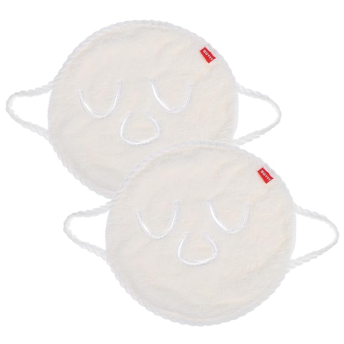 Beaupretty Hot Cold Facial Mask Towel 2Pcs Reusable Coral Fleece Moisturizing Spa Towels for Facial Care Steaming Compress for Skin Pore Cleansing and Relaxation