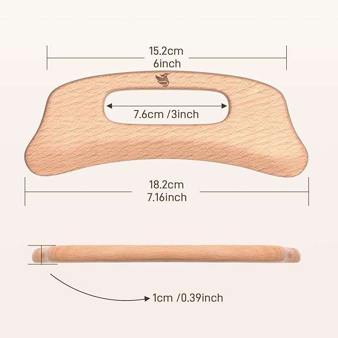 PYSEAN Wood Massage Tool (gua sha Board 2)