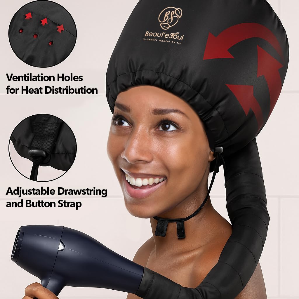 Beauté Seoul Soft Bonnet Hair Dryer Attachment