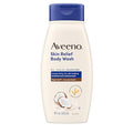 Aveeno Skin Relief Body Wash for Dry Skin, Gentle Coconut Scent and Soothing Triple Oat Formula, Moisturizing Body Wash Leaves Itchy, Dry Skin Cleansed & Feeling Soothed & Moisturized, 18 Fl Oz