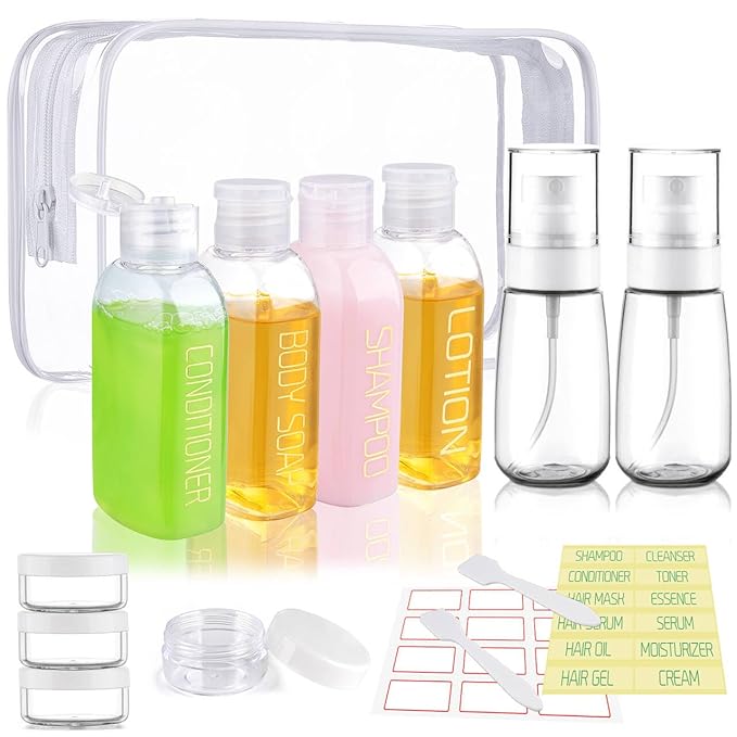 Cosywell Travel Size Bottles for Toiletries 11PCS TSA Approved