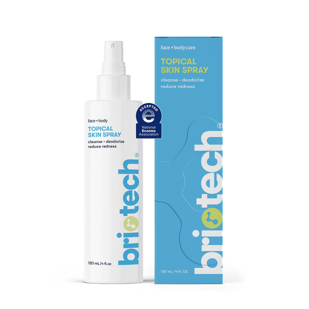 BRIOTECH Hypochlorous Acid Spray for Face and Body, 4 fl oz, 1 Pack
