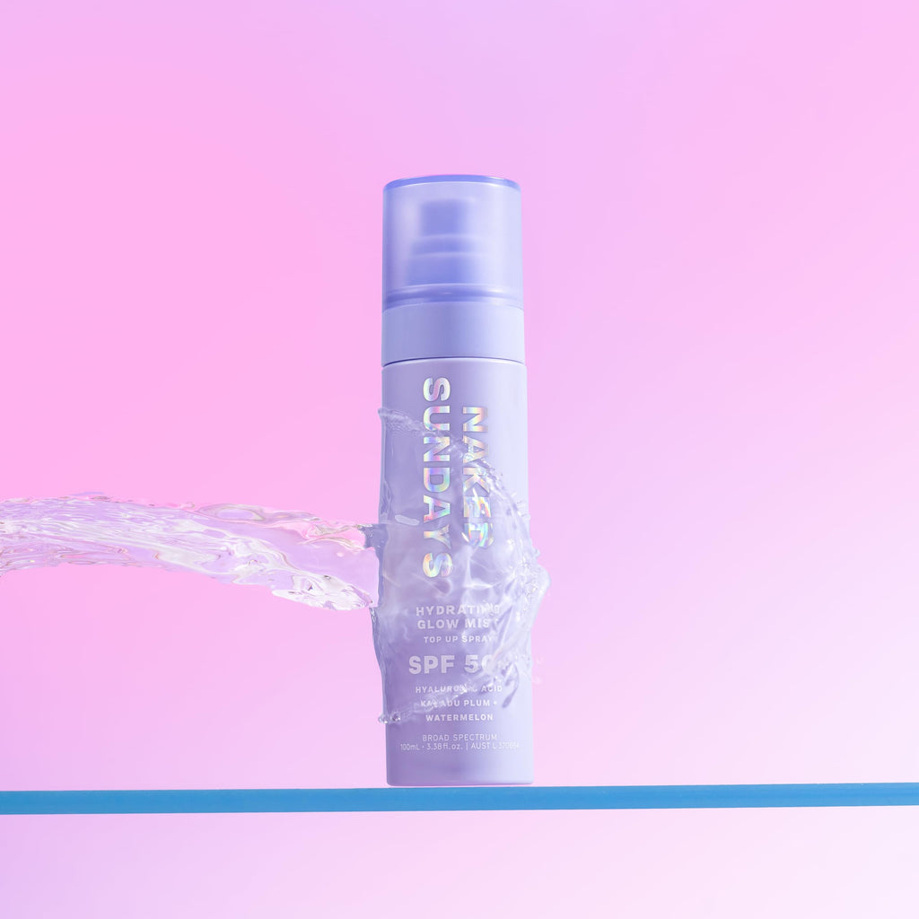 Naked Sundays SPF 50 Hydrating Glow Sunscreen Mist for Face, 75ml