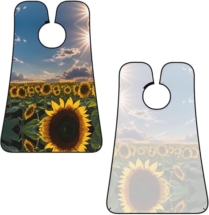 Underwater Scenery Print Beard Bib Shaving Apron, Beard Hair Trimming Cape Gift For Dad