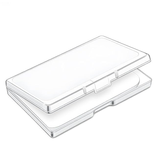 Eyelash Case, Eyelash Holder Case, Clear Compact Eyelashes Container, Portable Silicone False Lash Cases, Simple Lightweight Lash Storage Tool with Cover for Women Daily Travel Carry
