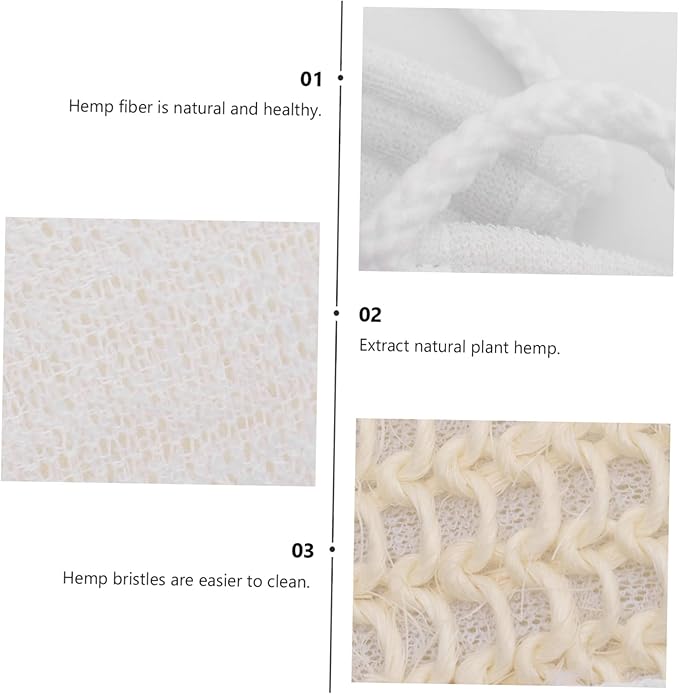 PartyKindom 2pcs Exfoliating Bath Bands Double-Sided Scrubber for Back Wash Strap Bath Body Strap Exfoliating Towel Wash Strip