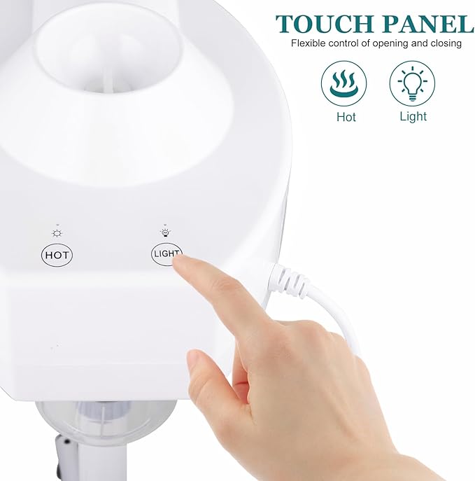 Winado Professional Facial Steamer with Touch Screen, Face Spa Mist Steamer