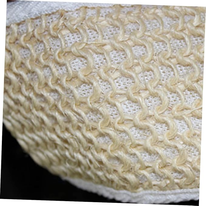 Ipetboom 3pcs Loofah Massage Brush Bath Towel Double-Sided Exfoliating Back Scrubber Straps for Deep Cleaning and Shower