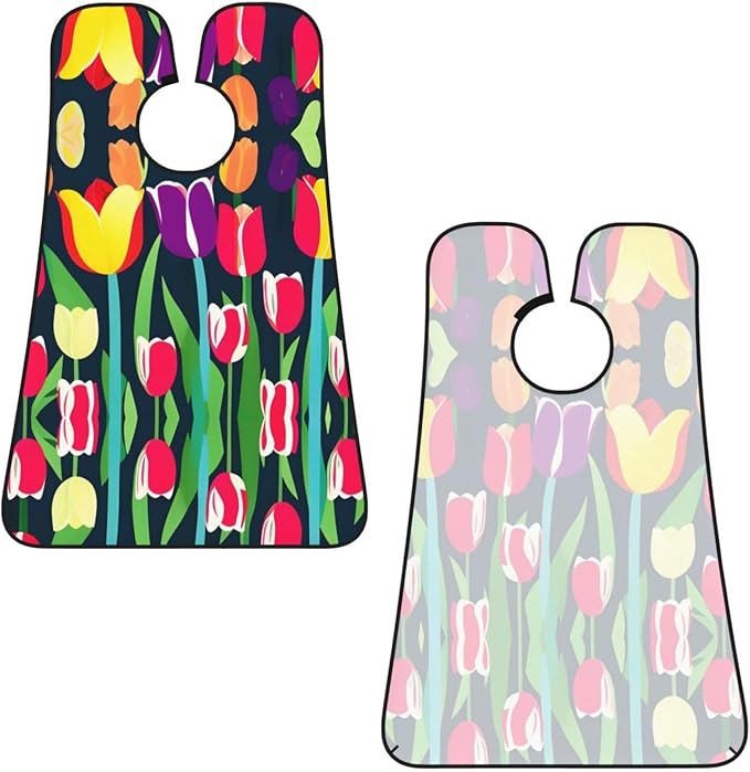Magic Mushrooms Print Beard Bib Shaving Apron, Beard Hair Trimming Cape Gift For Dad