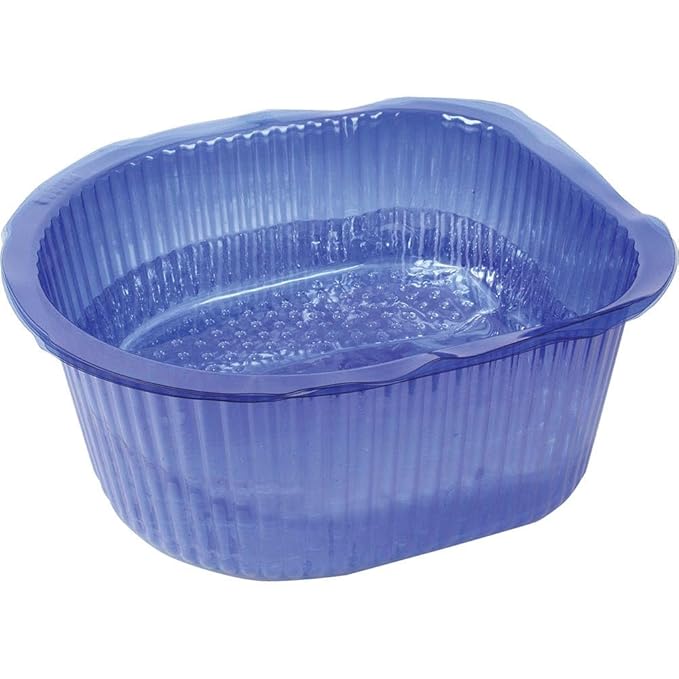 ForPro Universal Pedi Bath Liners - 50% THICKER - Fit Footsie Bath Plus Foot Bath, Disposable Pedicure Foot Tub Liners for Foot Spa Basins & Foot Bath Soaks, Blue, 50-Count