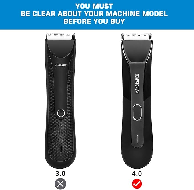 CR8GR8 Professional Guide Comb Fit Cutting Guider for Manscaped 4.0,4 Pack 8 Cutting Lengths from 1/8"-1/2" Inch Fit The Lawn Mower 4.0 Groin Hair Trimmer