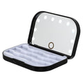 OSOLADY Organizer Box for Eyelashes Lash Tray Holder Led Lighted Lash Storage Case for Makeup
