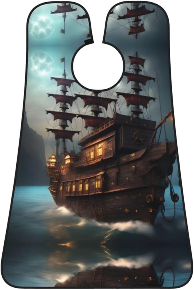 Three Dachshunds Print Beard Bib Shaving Apron, Beard Hair Trimming Cape Gift For Dad