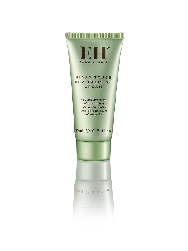 Emma Hardie Starter Kit: Travel Size 50ml Moringa Cleansing Balm, Travel Size 15ml Midas Touch Revitalising Cream & Professional Cleansing Cloth, Packed in a Cosmetic Bag, Natural & Cruelty Free