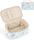 Wandering Nature Makeup Bag, Women Travel Make Up Vanity Case with Handle