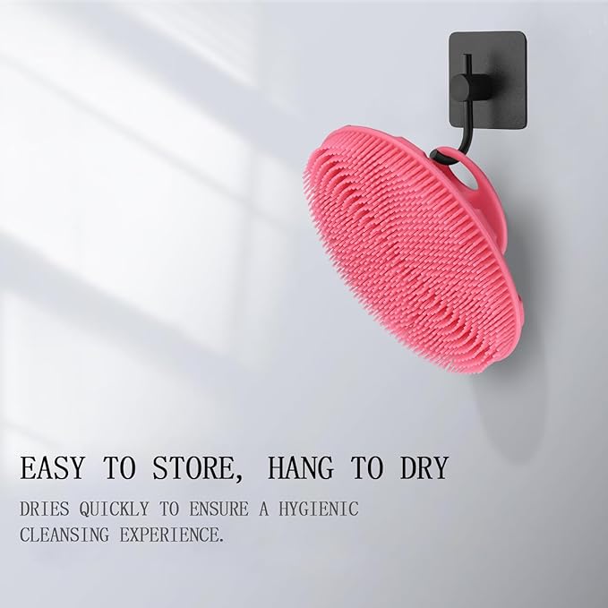 INNERNEED Food-Grade Soft Silicone Body Scrubber Shower Brush, Pack of 3