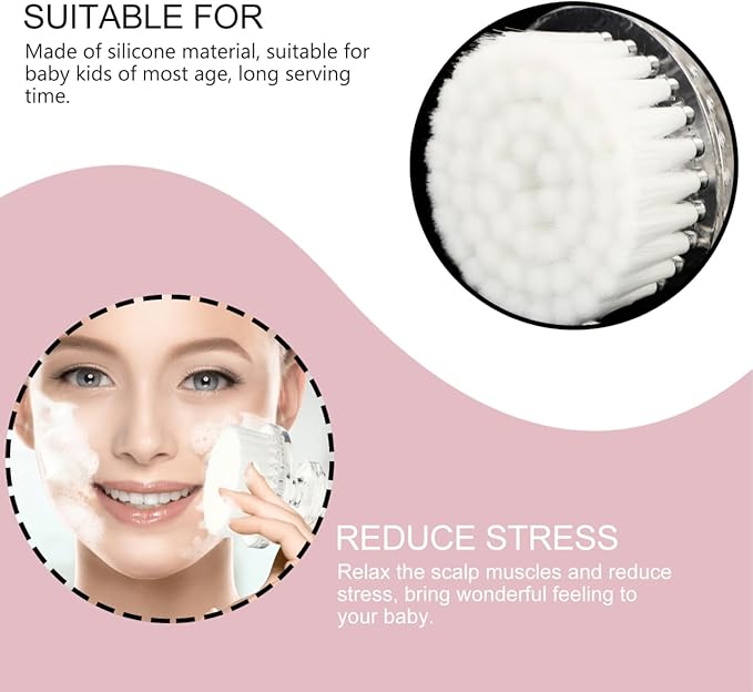 Exceart Manual Facial Cleansing Brush Pore Cleaning Brush Soft Face Exfoliator Scrubber for Deep Skin Clean White 1 97 Inch