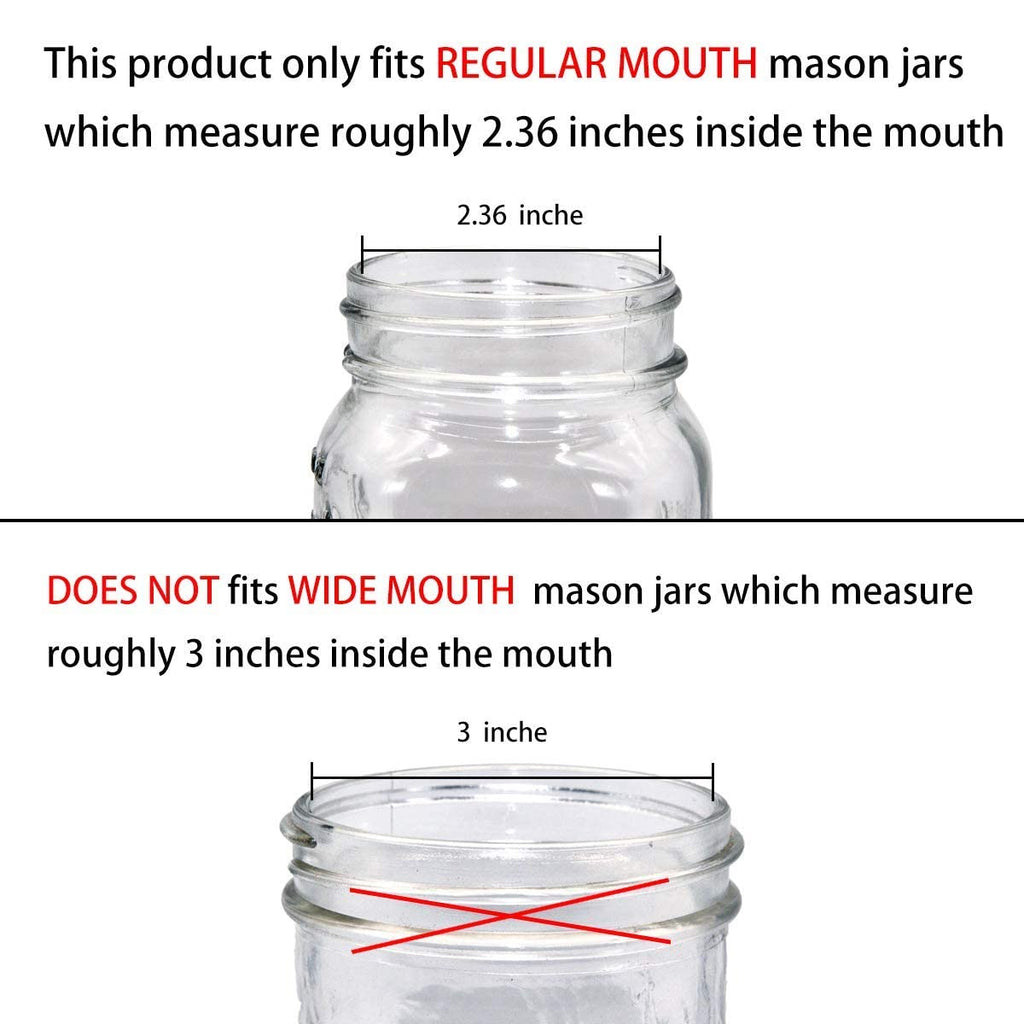 Amolliar Mason Jar Foaming Soap Dispenser Pump Lids, Foaming Pump Replacement Kit for Pint Regular Mouth Mason Jar, Refill Hand Soap, Waterproof Labels, Kitchen Bathroom Farmhouse Decor, Bronze 6 Pack