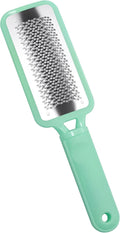 Foot Callus Remover – Professional Stainless Steel Foot File for Dead Skin, Callus & Hard Skin Removal – Ergonomic Design for Smooth, Baby-Soft Feet (Green)