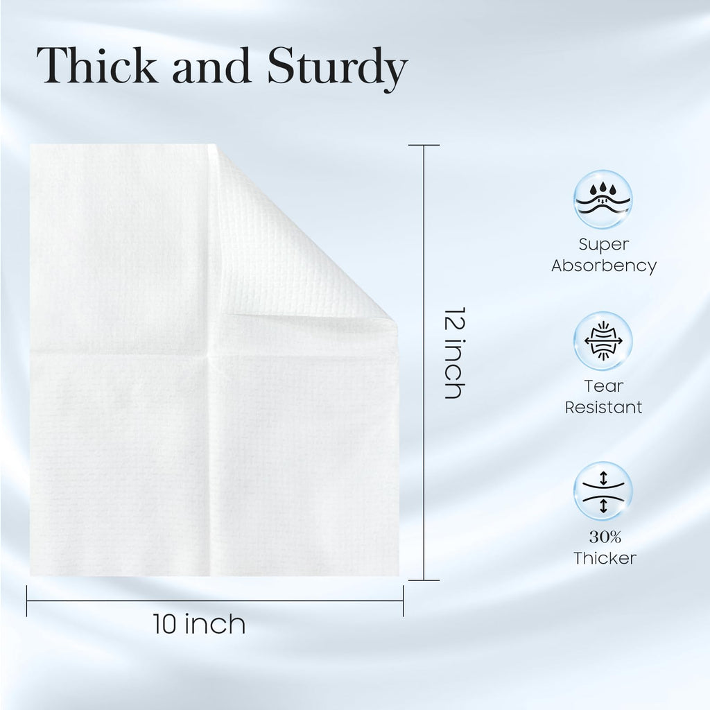 Fygrip 4 Pack of 50 count XL Disposable Face Towels 10” x 12”