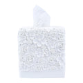 Hymmah Modern Square Tissue Box Cover Holder,Bathroom Accessories Decor Unique Design Tissue Box Cover for Bathroom Vanity Counter Tops Also Great for Bedrooms and Living Rooms