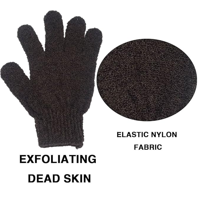 4 Pack Self Tanning Mitt Applicator Kit, with Self Tanner Mitt, Self Tan Back Applicator, Exfoliating Glove, Flat Top Face Tanner Brush, Tan mit for Self Sunless Tanner (leopard)