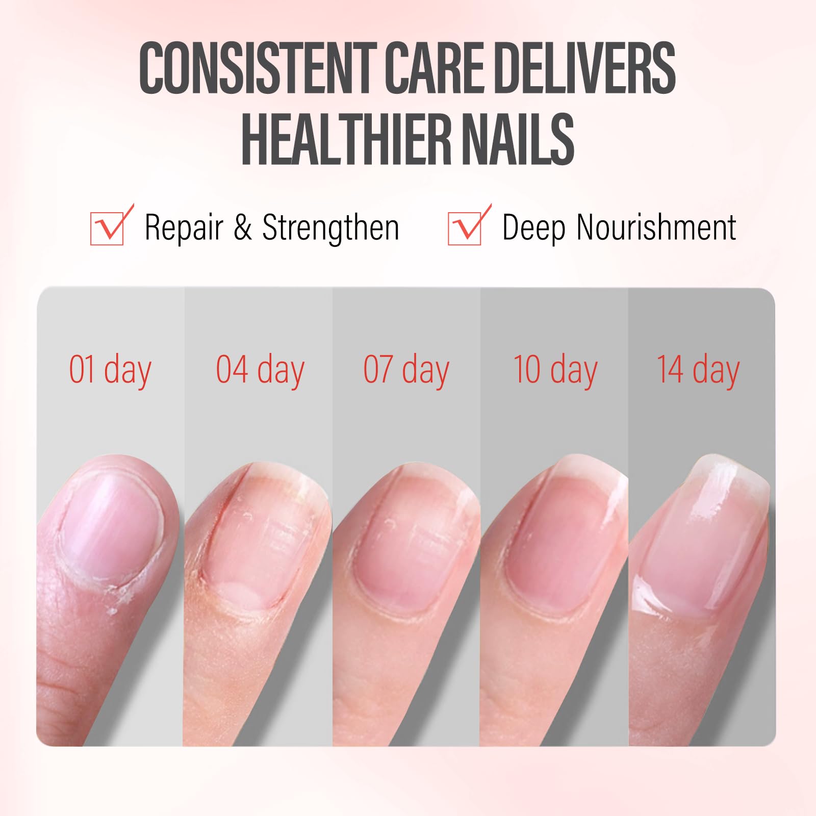 CHUCHU Vegan Cuticle Oil for Nails: Pomegranate Jojoba Nail Cuticle Oil with Vitamin B & E for Moisturizes Cuticle and Nail's Skin - Prevents Hangnails and Chapped 15ML