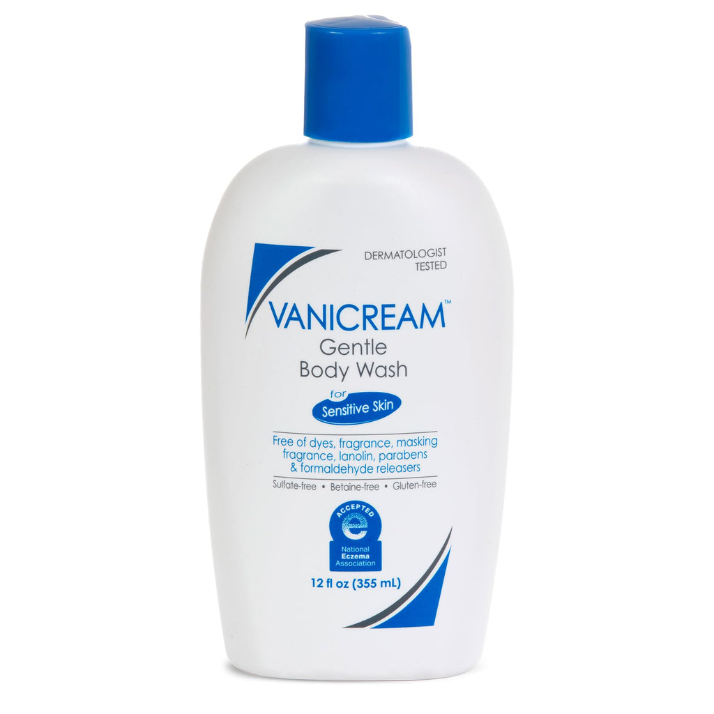 Vanicream Gentle Body Wash, Non-Drying, pH-Balanced Shower Gel, 12 Fl Oz