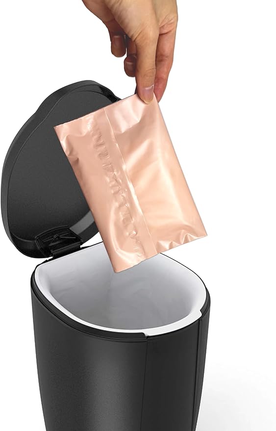 Sanitary Napkin Disposal Bags, 200 Pcs, Pink, Self-sealing, Plastic, Disposable, Single-layer, Women's Feminine Hygiene Disposal Bags