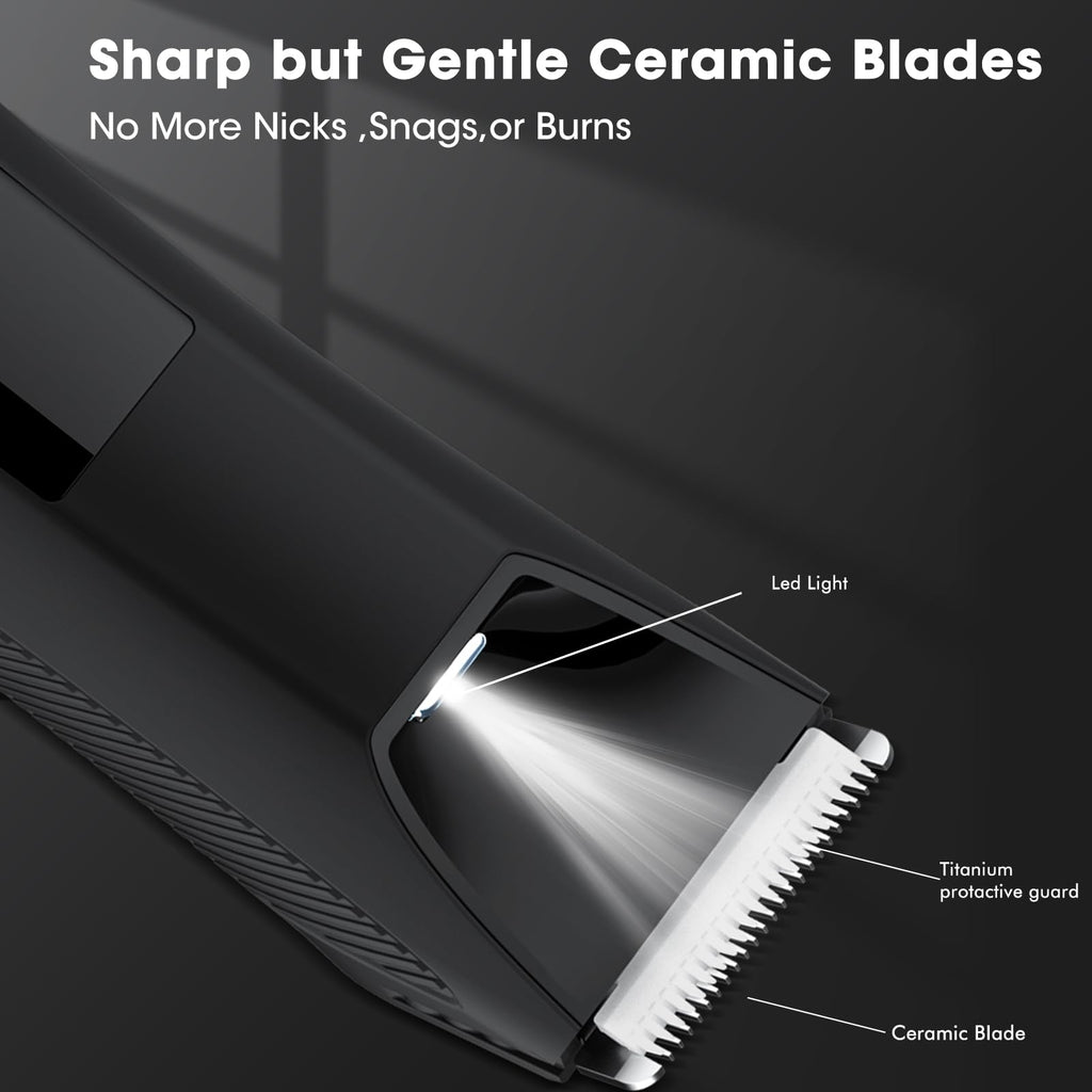 Zesuti Pubic Hair Trimmer for Men,Manscape Body,Groin,No Nick Ball Trimmer