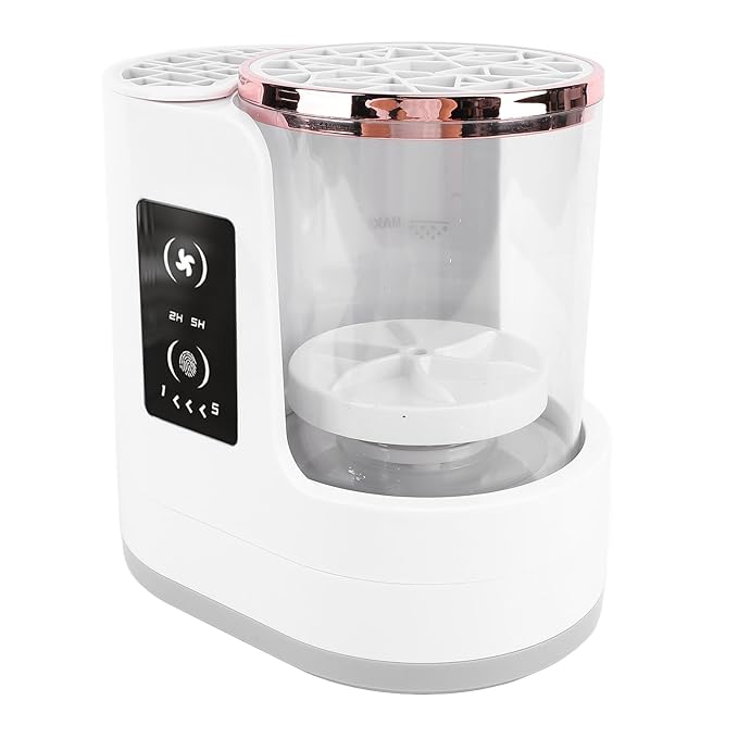 3-in-1 Electric Makeup Brush Cleaner Machine & Dryer, Portable Automatic USB Cosmetic Brushes Cleaner Tool with Automatic Cleaning and Drying Functions for All Size Beauty Makeup Brush Set