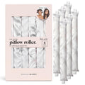 Kitsch Satin Pillow Rollers -Heatless Hair Curler, Hair Rollers, Heatless Curls Overnight, Flexible Curling Rods for Long & Short Hairs, Flexi Rod Curlers to Sleep in, 6pcs, Marble