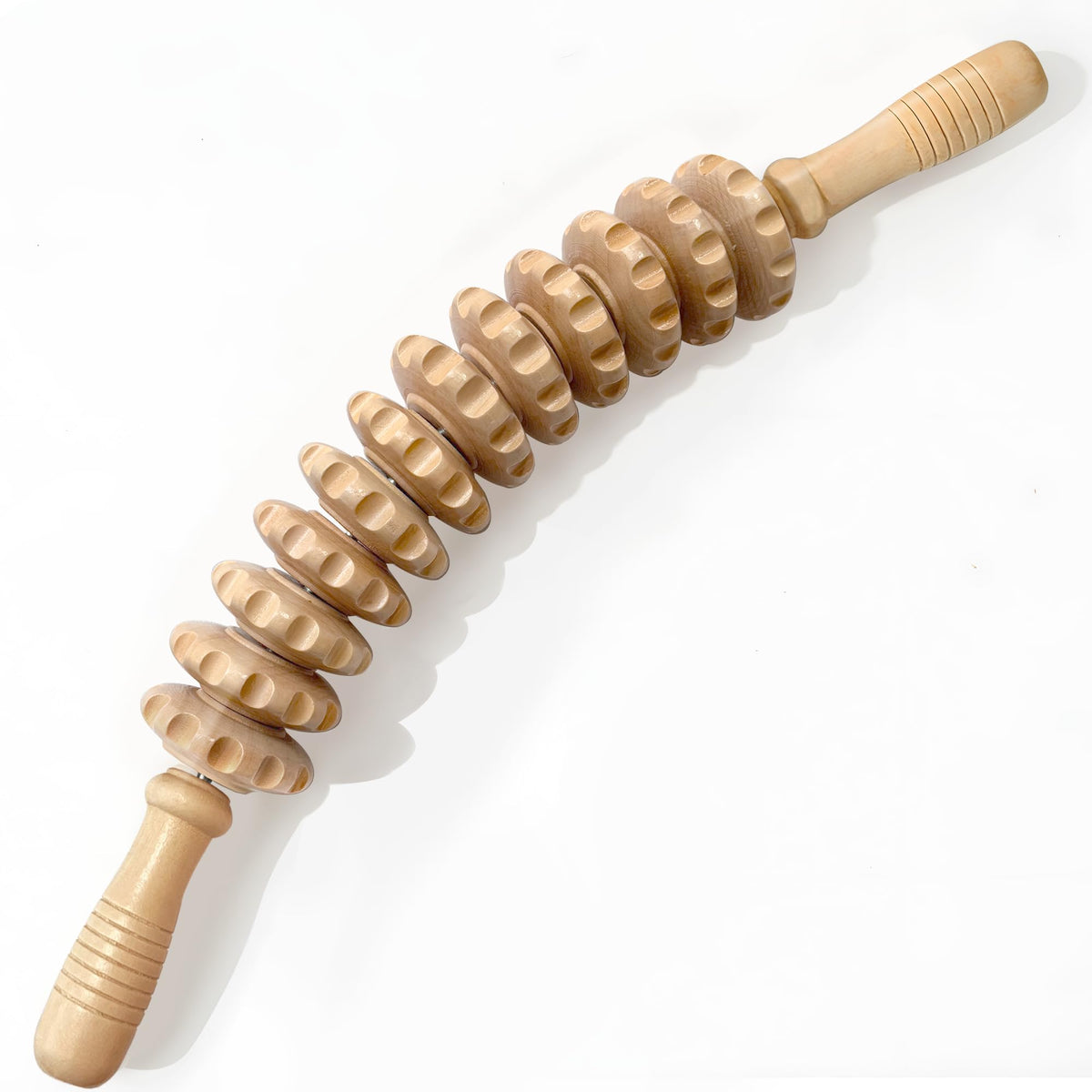 Wood Therapy Massage Roller Stick for Muscle Relief & Cellulite Reduction
