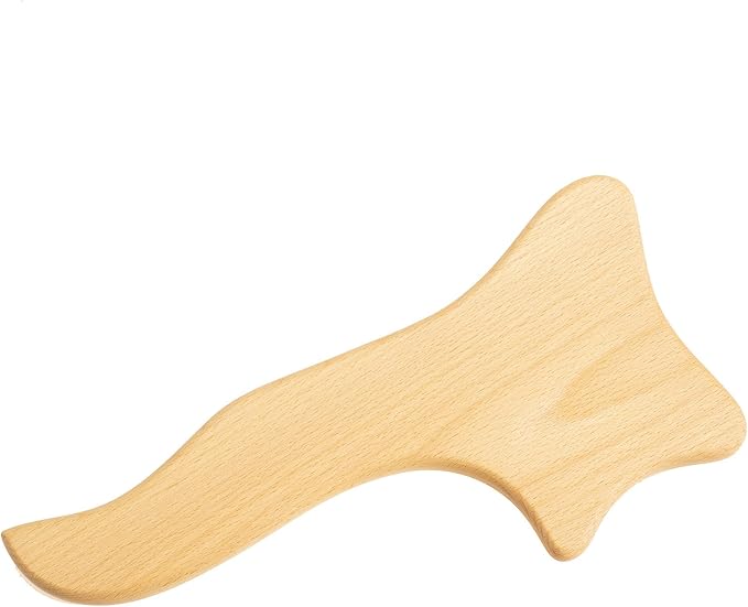 Mr. Woodware Neck Massager Roller Stick and Gua Sha - Wooden Foam Roller Massage Tools for Relaxation, Pain Relief, and Improved Circulation - Ideal for Back, Shoulder, and Neck Therapy