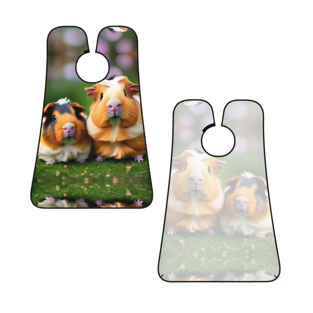 YQxwJL Cute Guinea Pigs Print Beard Bib Shaving Apron, Beard Hair Trimming Cape Gift For Dad