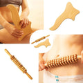 Mr. Woodware Neck Massager Roller Stick and Gua Sha - Wooden Foam Roller Massage Tools for Relaxation, Pain Relief, and Improved Circulation - Ideal for Back, Shoulder, and Neck Therapy