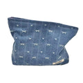 SxoSyo Denim Makeup Bags for Women, Cosmetic Bag Purse, Blue