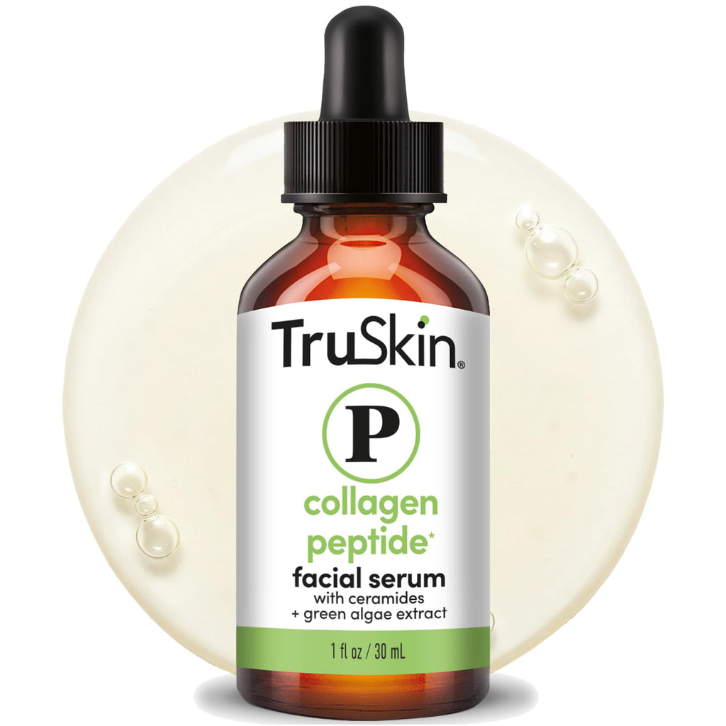 TruSkin Peptide Serum for Face with Tripeptide-29 & Ceramides, 1 fl oz