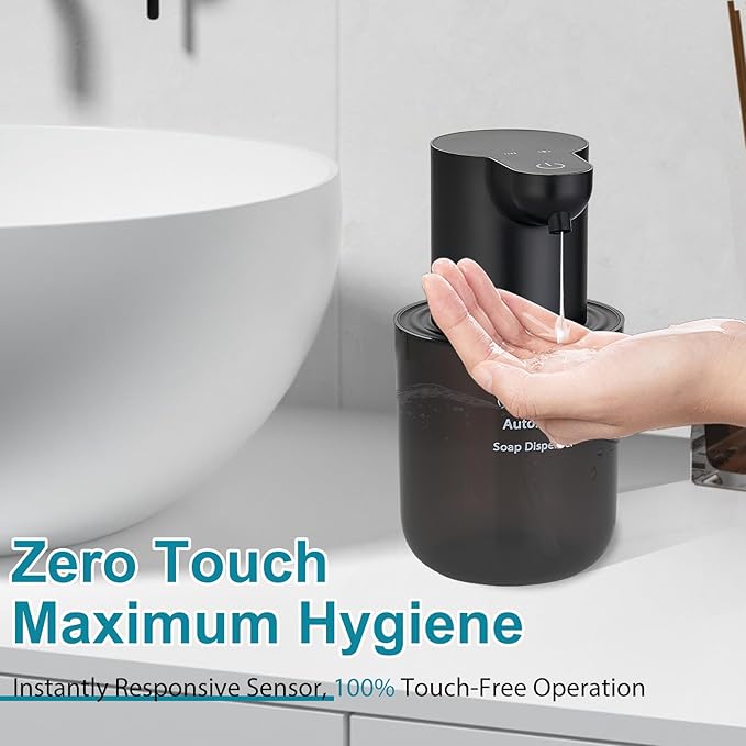 Automatic Soap Dispenser for Kitchen Sink - 13.5oz modunful M1 DA1581 Black