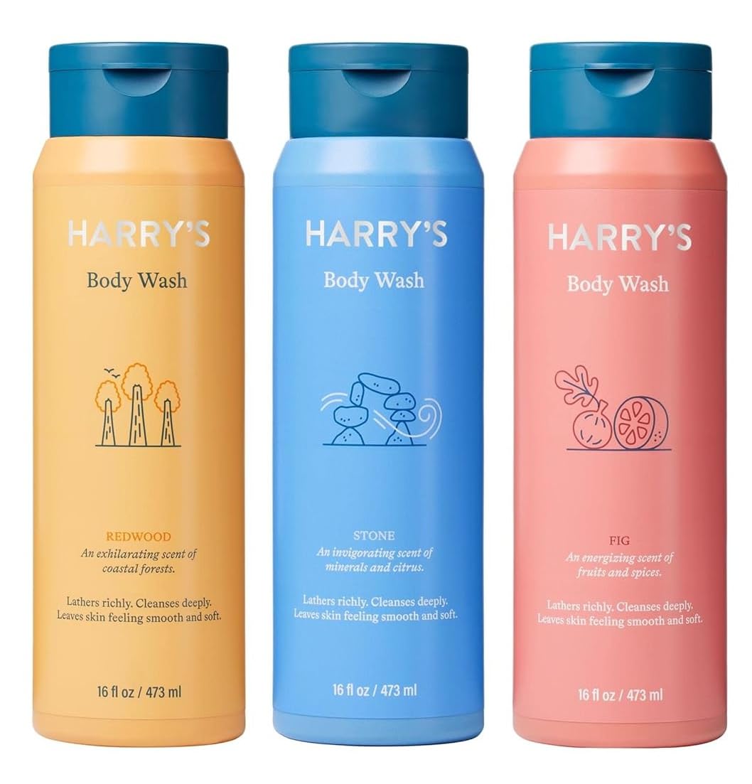 Harry's Men's Body Wash Variety Pack - 16 Fl oz (4 Pack)