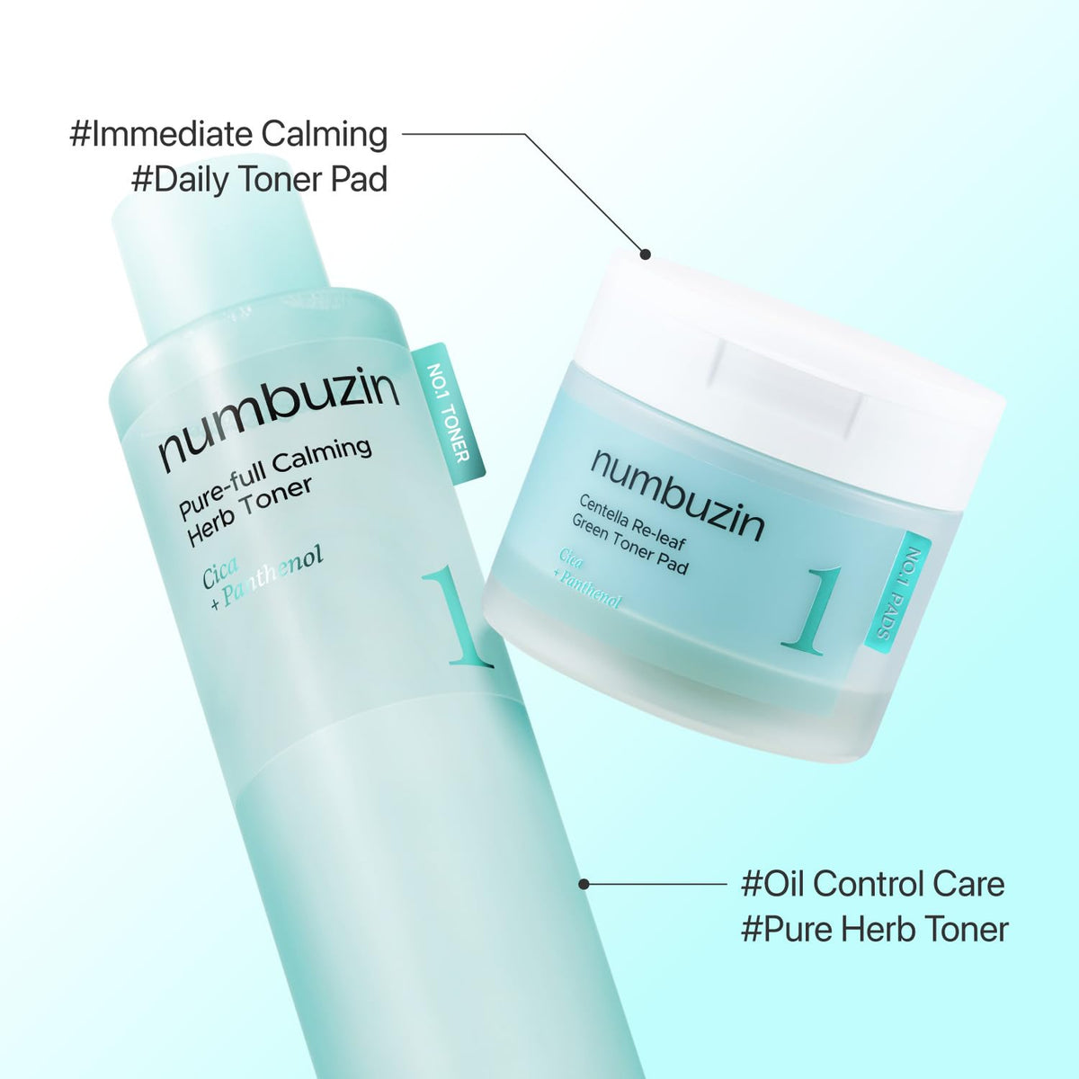 numbuzin No.1 Toner, Pure-Full Calming Herb Toner 10.14 fl. oz.