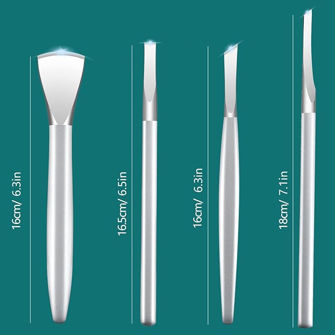 Manicure Set,Professional Pedicure Knife Set,Dead Skin Corn Foot Callus Remover Kit,Foot Care Tools for Travel or Home,Stainless Steel Foot File Rasp,Calluses Pusher (Set A)