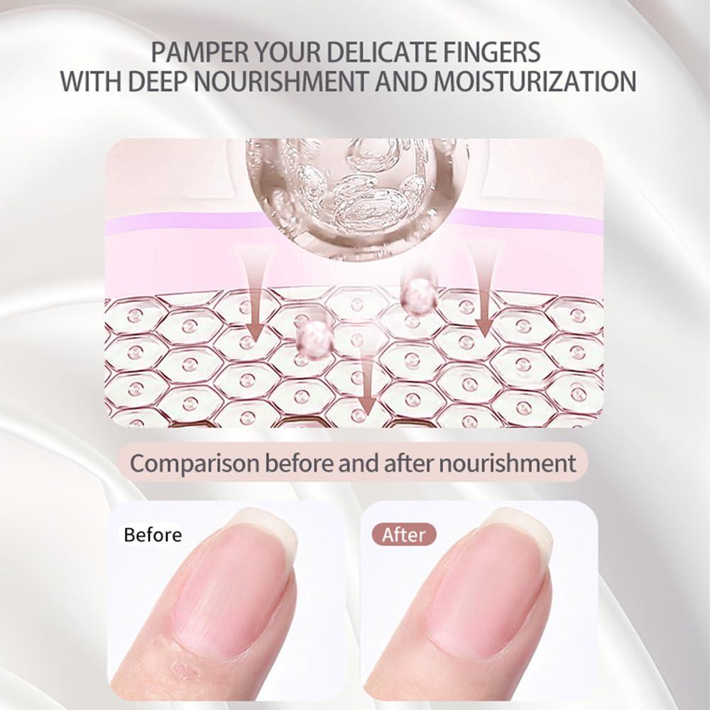 SULLMAR 5pcs Cuticle Oil Roller Nourishing Moisturizing Roll On Cuticle Oil for Convenient Portable Nail Rollerball for On the Go Hydration and Care