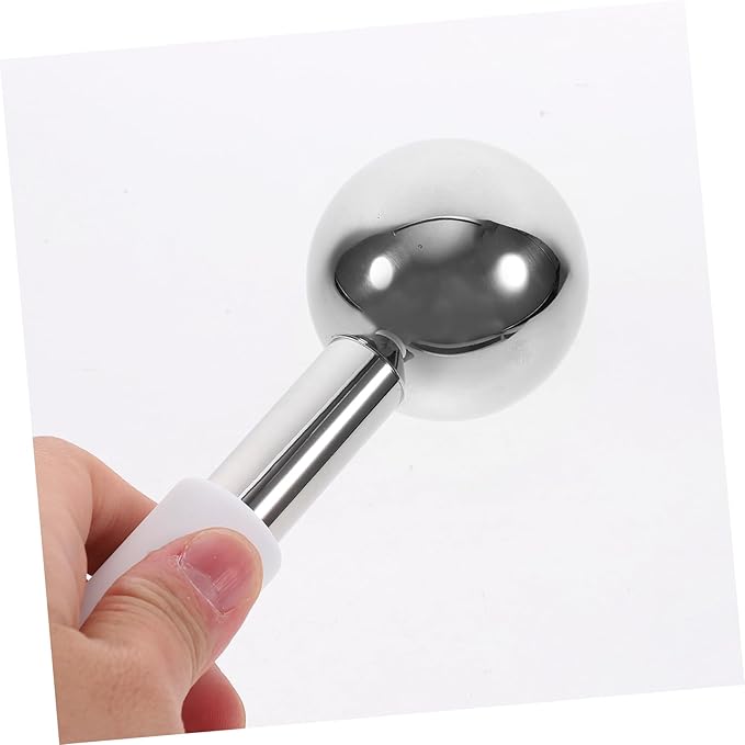 2pcs Stainless Steel Face Ice Globes Massage Balls for Facial Roller for Skincare Suitable for Skin Types Massage Tool