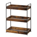 SANRETAHO 2-Tier Wood Bathroom Counter Organizer, Kitchen Spice Rack