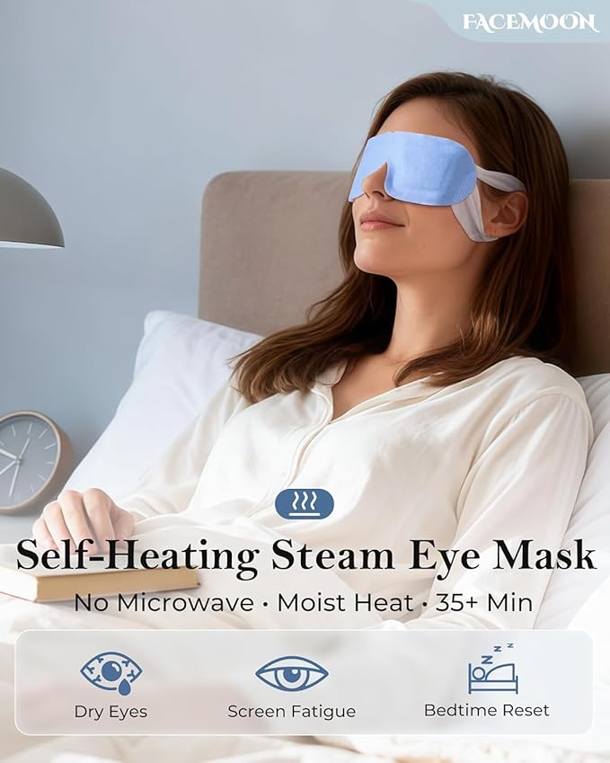 FACEMOON 10 Packs Steam Eye Mask