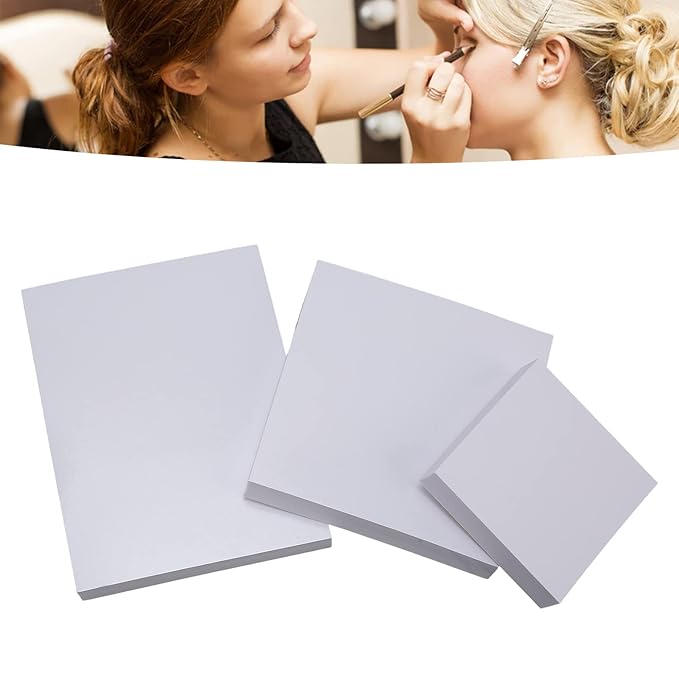 Disposable Makeup Mixing Palette,150 Sheets Cosmetic Mixing Papers for Nail Art Pigment Blending,3 Sizes,Makeup Artist Must Haves