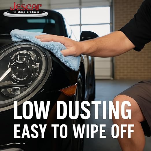 Jescar Fine Polish - 32oz - - Professional Finishing Polish Eliminates Swirls, Holograms, Haze, and Light Scratches, Body Shop Safe, Removes P3000 Grit Sanding Marks. Enhanced Gloss and Clarity