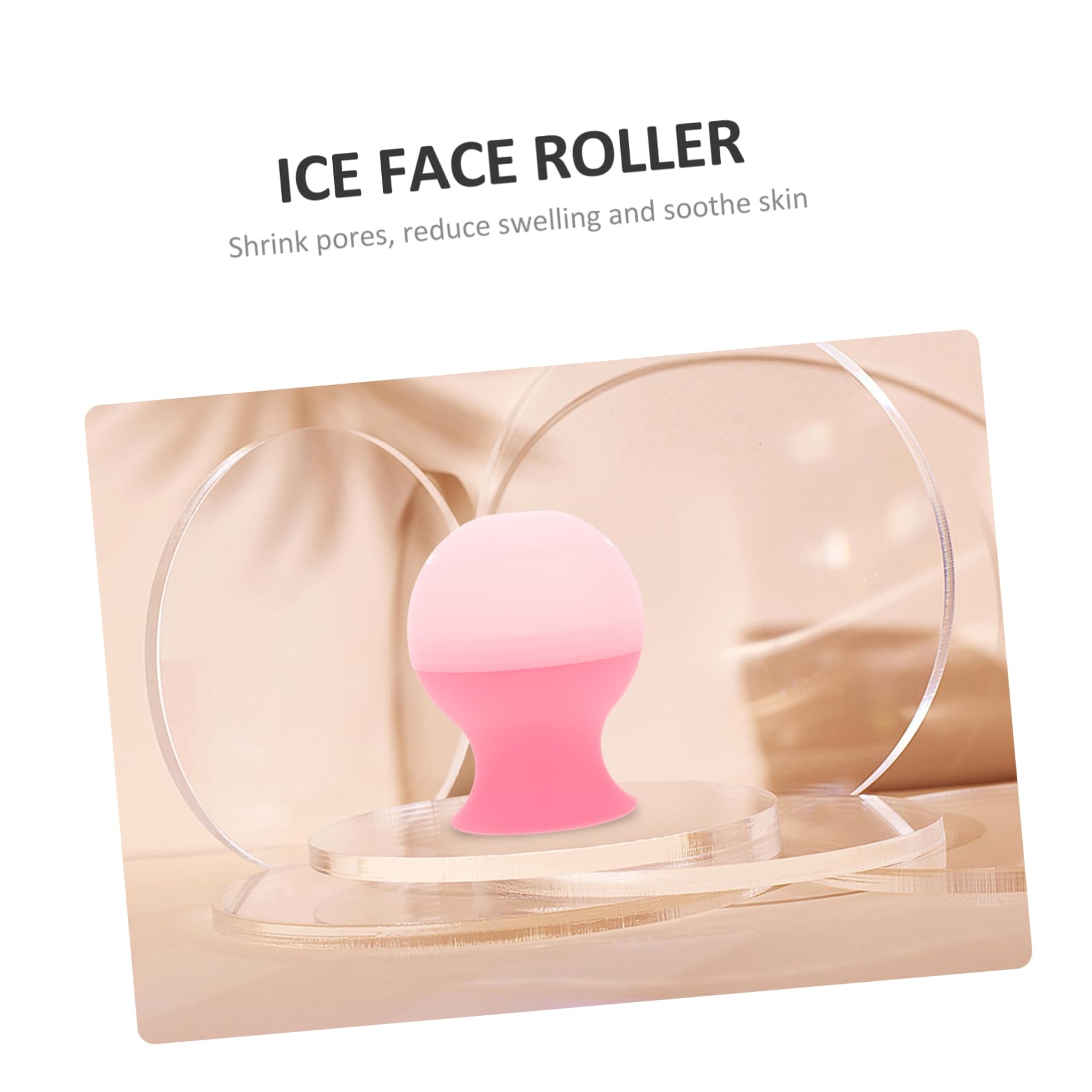 NOLITOY Silicone Ice Face Massager for Puffiness Relief and Skin Care Compact Cooling Tool for Face and Eye for Travel and Home Use Made from Silicone
